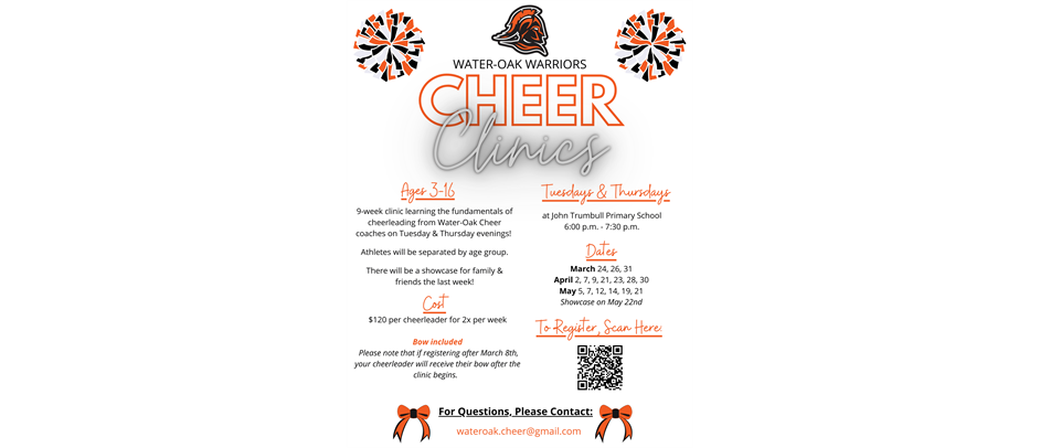 2026 Spring Cheer Clinics